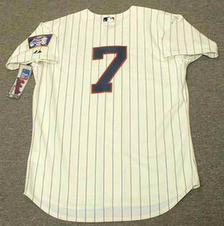JOE MAUER Minnesota Twins 2012 Majestic Authentic Home Baseball Jersey