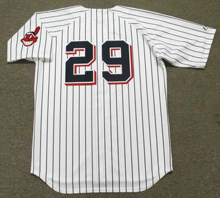 JOHN LOWENSTEIN Cleveland Indians 1970 Majestic Cooperstown Home Baseball Jersey