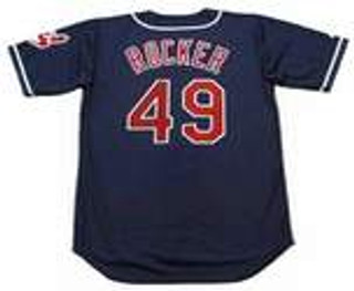 JOHN ROCKER Cleveland Indians 2001 Alternate Majestic Baseball Throwback Jersey