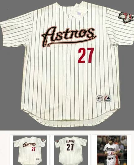 JOSE ALTUVE Houston Astros 2012 Home Majestic Baseball Throwback Jersey