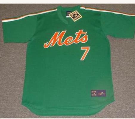 JOSE REYES New York Mets Majestic Throwback    Baseball Jersey