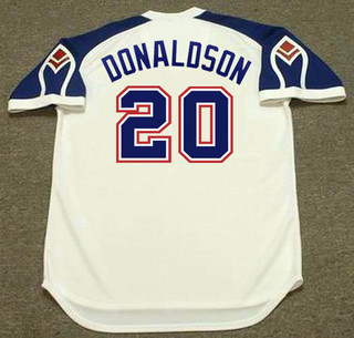 JOSH DONALDSON Atlanta Braves 1970's Home Majestic Throwback Baseball Jersey