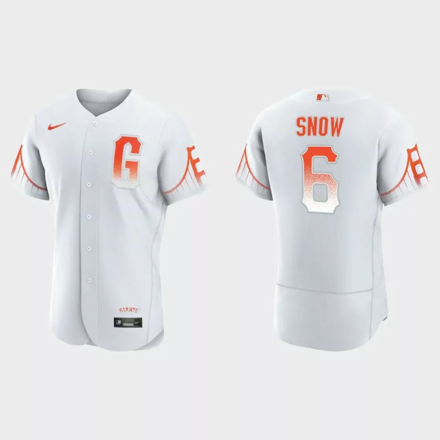 JT Snow San Francisco Giants 2021 City Connect Authentic Jersey – White