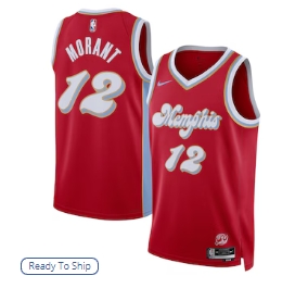 Ja Morant Memphis Grizzlies Nike Unisex 2024-25 Swingman Player Jersey - City Edition - Red