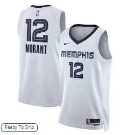 Ja Morant Memphis Grizzlies Nike Unisex Swingman Jersey - Association Edition - White