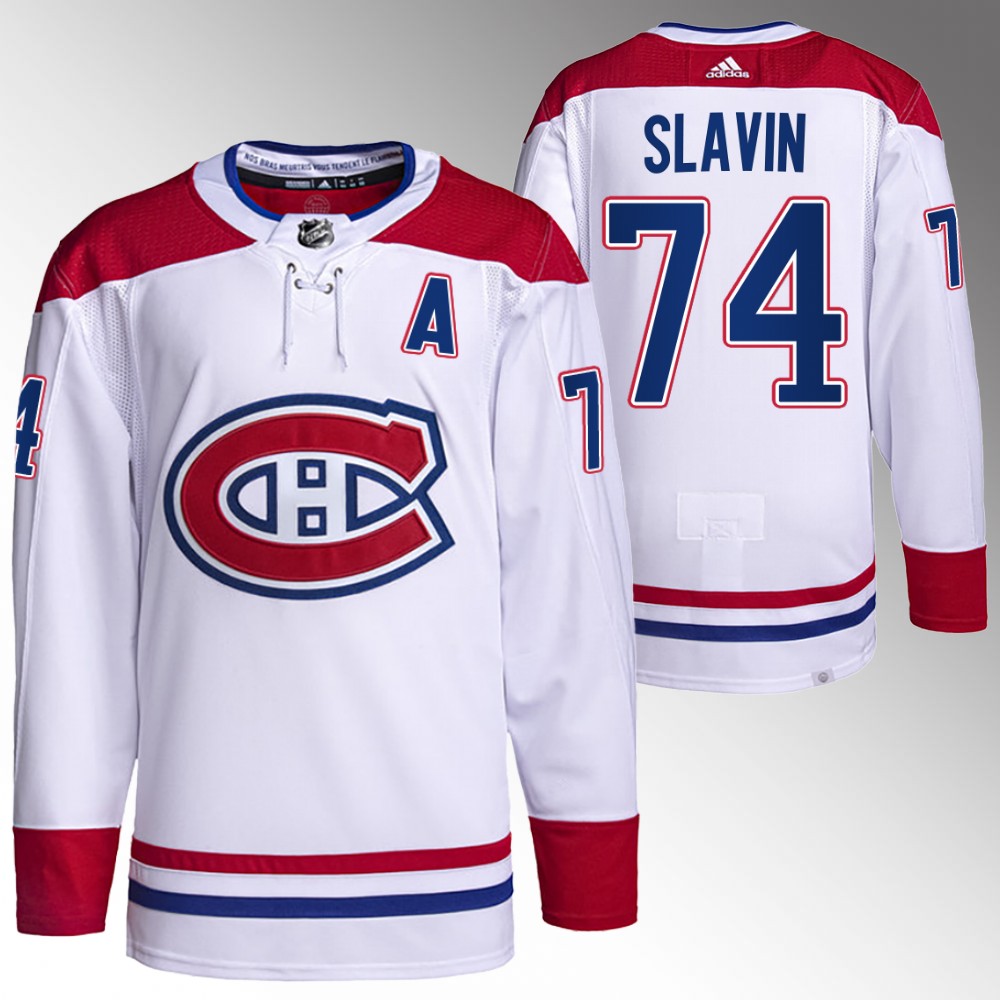 Jaccob Slavin Carolina Hurricanes White Authentic Pro Away PrimeGreen Jersey