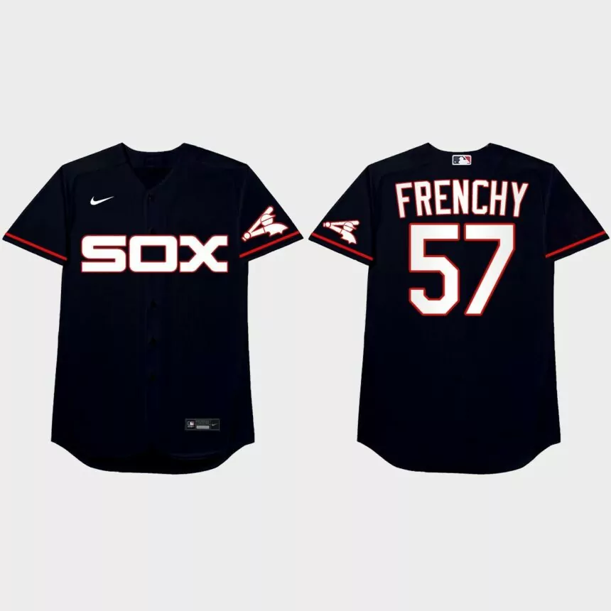 Jace Fry 2021 Players’ Weekend Frenchy Nickname Jersey – Navy