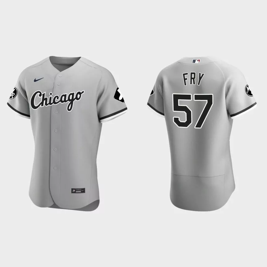 Jace Fry Chicago White Sox MR Patch Authentic Jersey – Gray