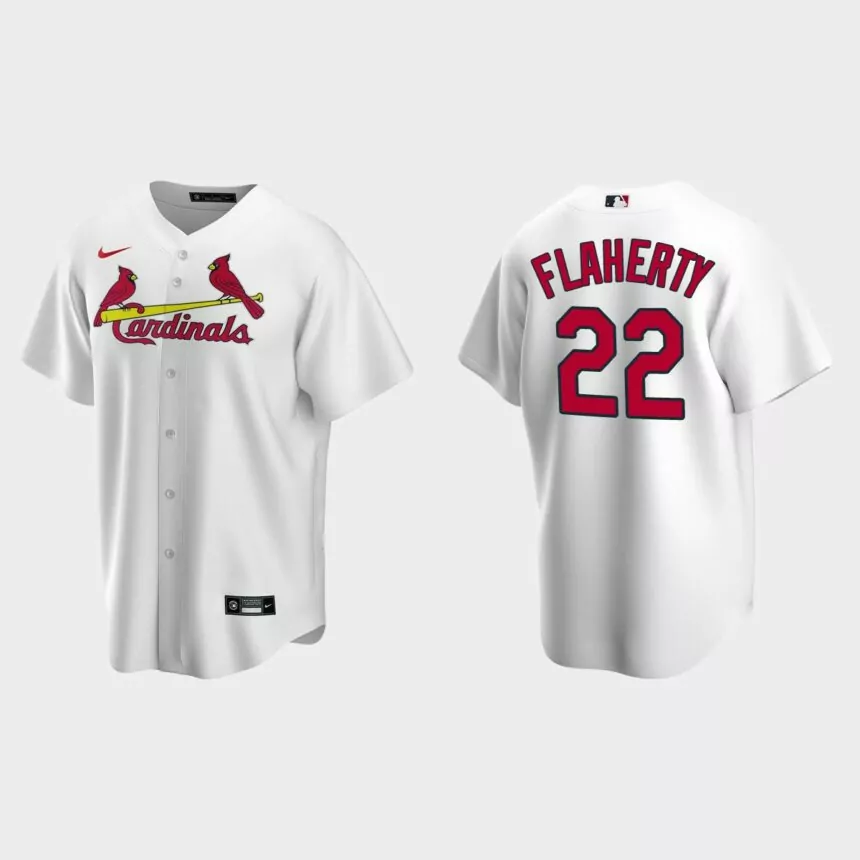Jack Flaherty #22 St. Louis Cardinals Home Replica Jersey – White