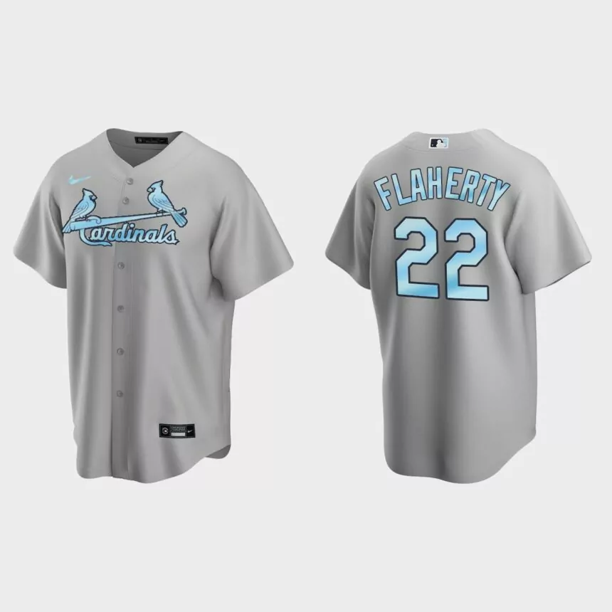 Jack Flaherty St. Louis Cardinals 2022 Father’s Day Replica Jersey – Gray