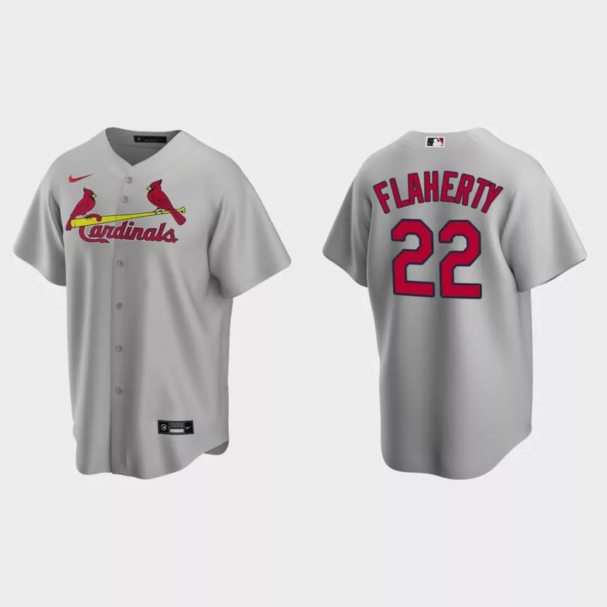 Jack Flaherty St. Louis Cardinals Road Replica Jersey – Gray