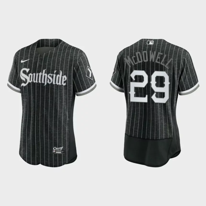 Jack McDowell Chicago White Sox 2021 City Connect Authentic Jersey – Black