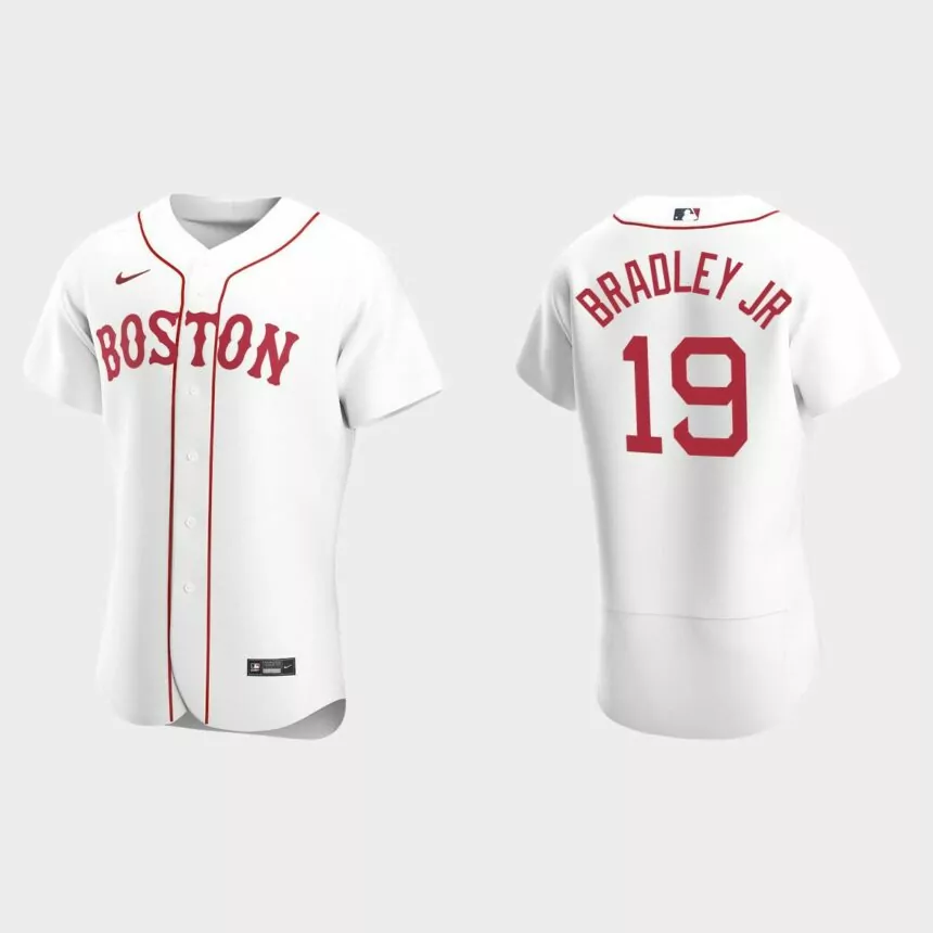 Jackie Bradley Jr. Boston Red Sox Authentic Alternate Jersey – White