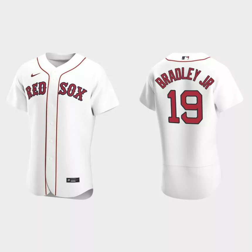 Jackie Bradley Jr. Boston Red Sox Authentic Home Jersey – White