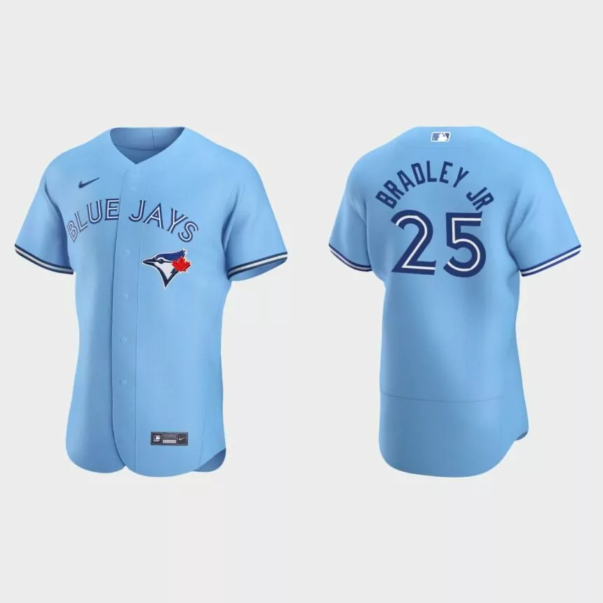 Jackie Bradley Jr. Toronto Blue Jays Authentic Home Jersey – Powder Blue