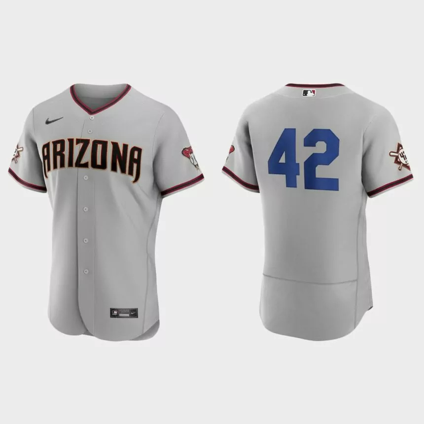 Jackie Robinson Arizona Diamondbacks Authentic Jersey – Gray.jpg