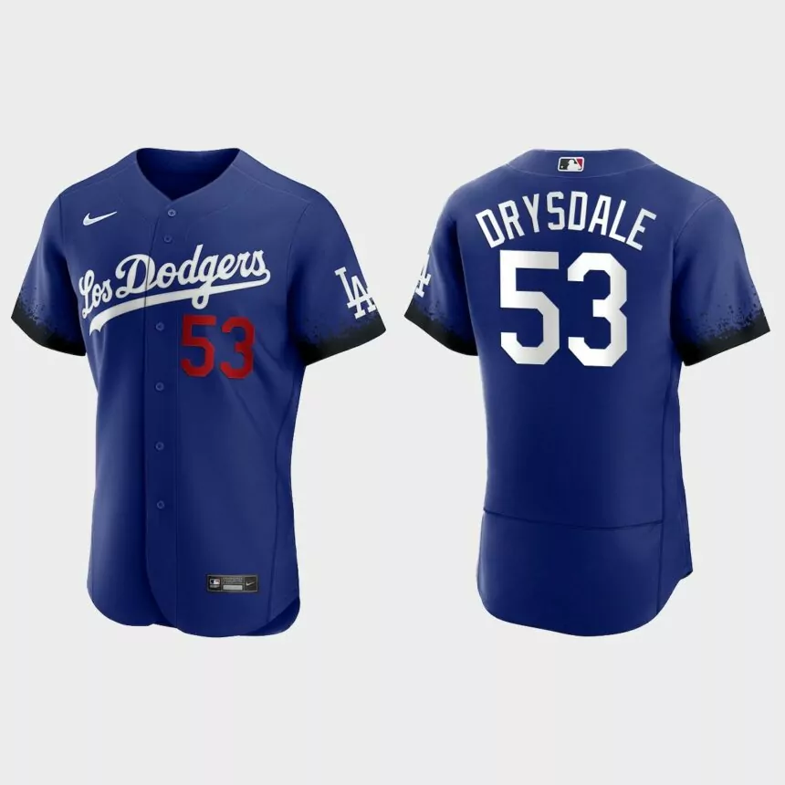 Jackie Robinson Los Angeles Dodgers 2021 City Connect Authentic Jersey – Royal