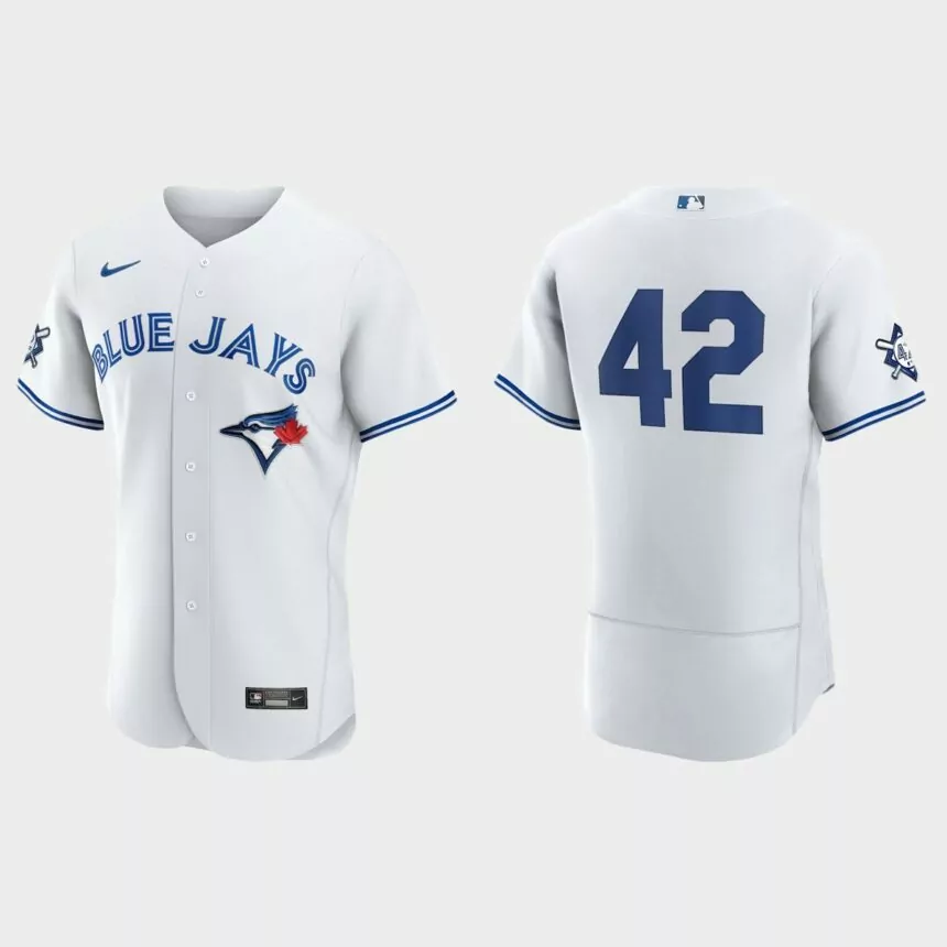 Jackie Robinson Toronto Blue Jays Authentic Jersey – White