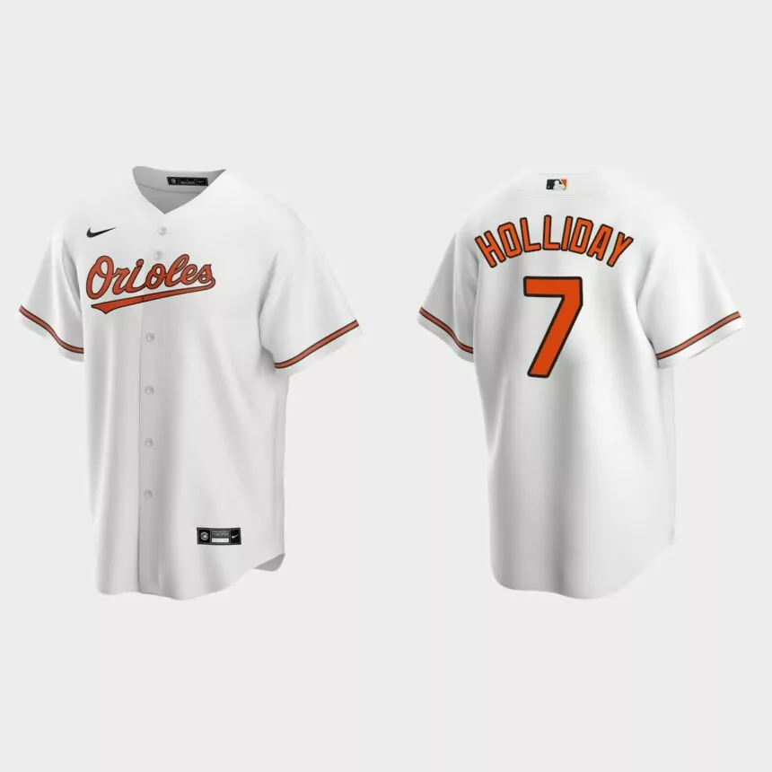 Jackson Holliday Baltimore Orioles 2022 MLB Draft Home Replica Jersey – White
