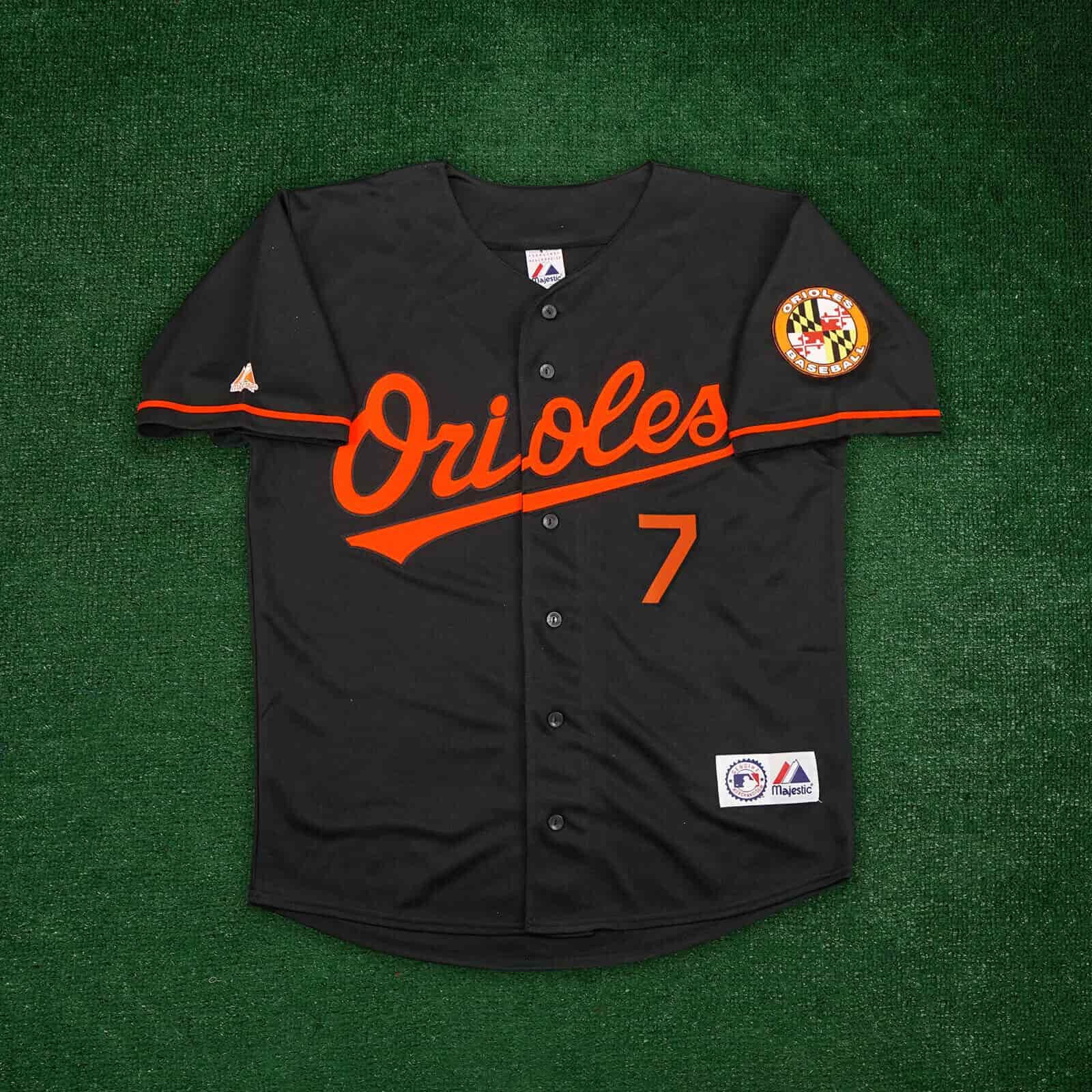 Jackson Holliday Baltimore Orioles Men's Alternate Black Jersey w Team Patch