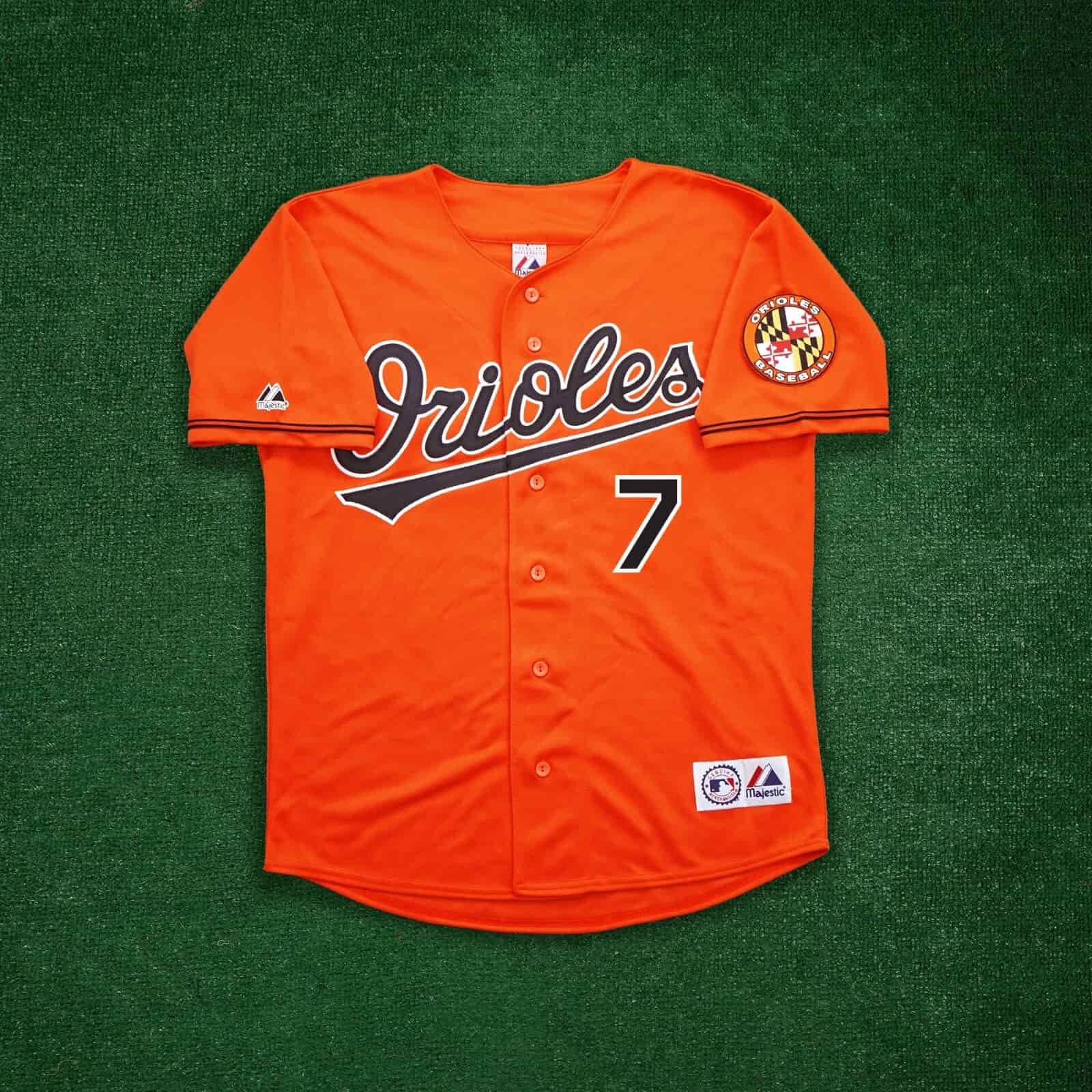 Jackson Holliday Baltimore Orioles Men's Alternate Orange Jersey w Team Patch