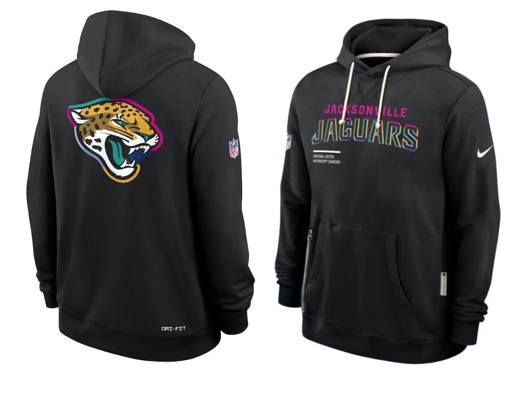Jacksonville Jaguars  2025  Salute to Service  Limited Football Stitched hoodie Jersey