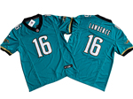 Jacksonville Jaguars #16 Trevor Lawrence Teal Prowler Throwback Vapor F.U.S.E. Limited Jersey