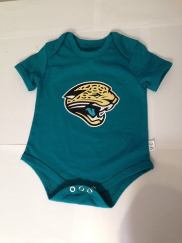 Jacksonville Jaguars Newborn Creeper Set - Teal
