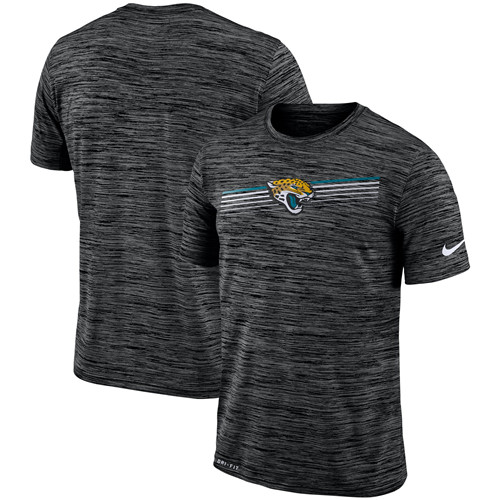 Jacksonville Jaguars Nike Sideline Velocity Performance T-Shirt Heathered Black
