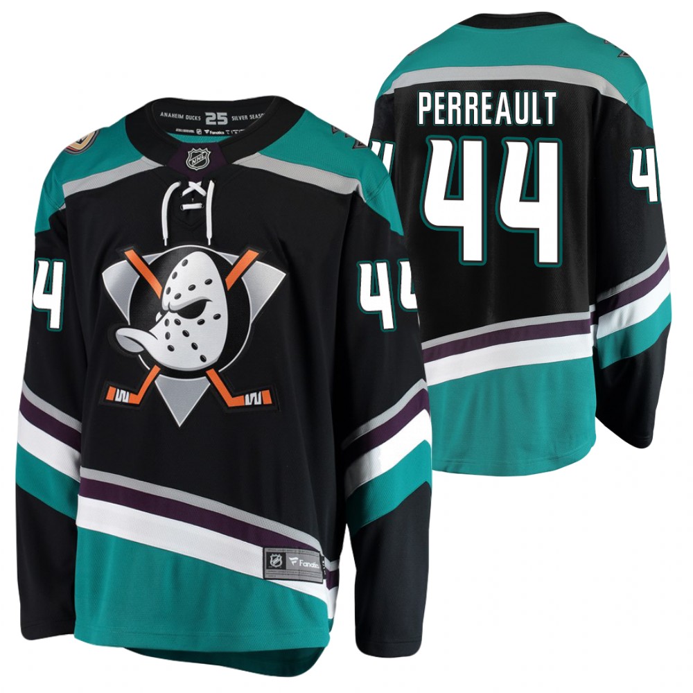 Jacob Perreault Anaheim Ducks 2020 NHL Draft Black Alternate Jersey
