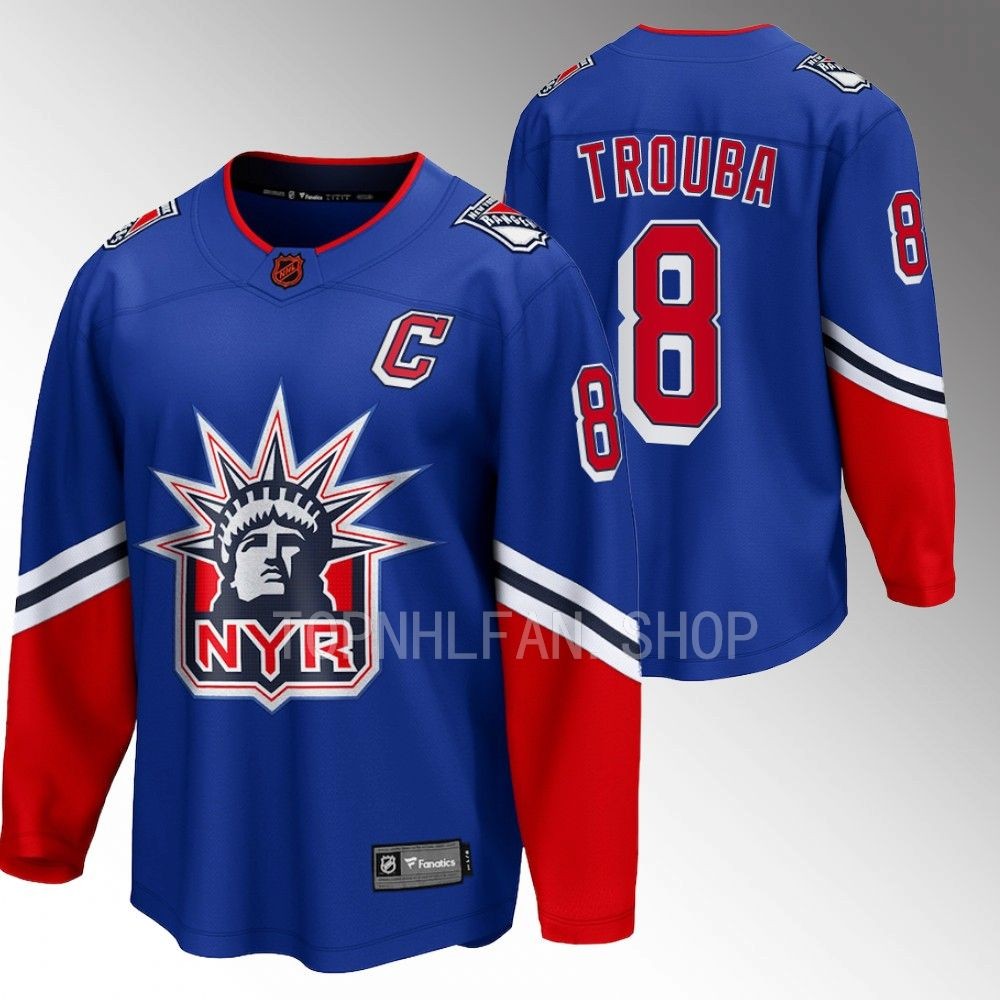 Jacob Trouba New York Rangers Special Edition 2.0 Blue Men Jersey Breakaway