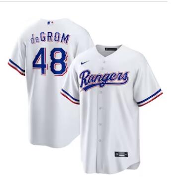 Jacob deGrom Texas Rangers Nike Home Replica Player Jersey White