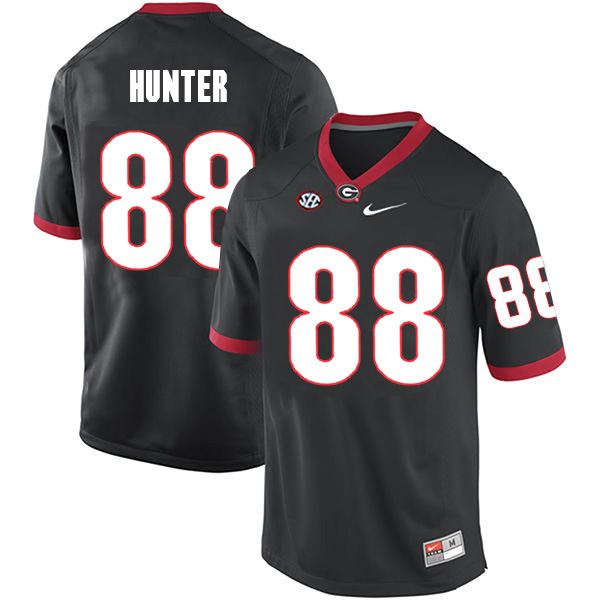 Jaden Hunter Georgia Bulldogs Men's Jersey - #88 NCAA Black Limited Home