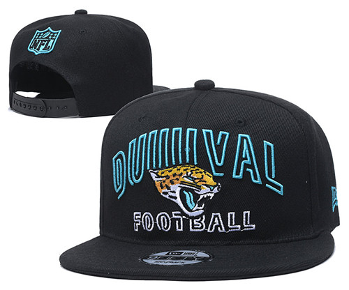 Jaguars Team Logo Black Adjustable Hat YD
