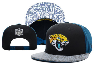 Jaguars Team Logo Black Adjustable Hat YD