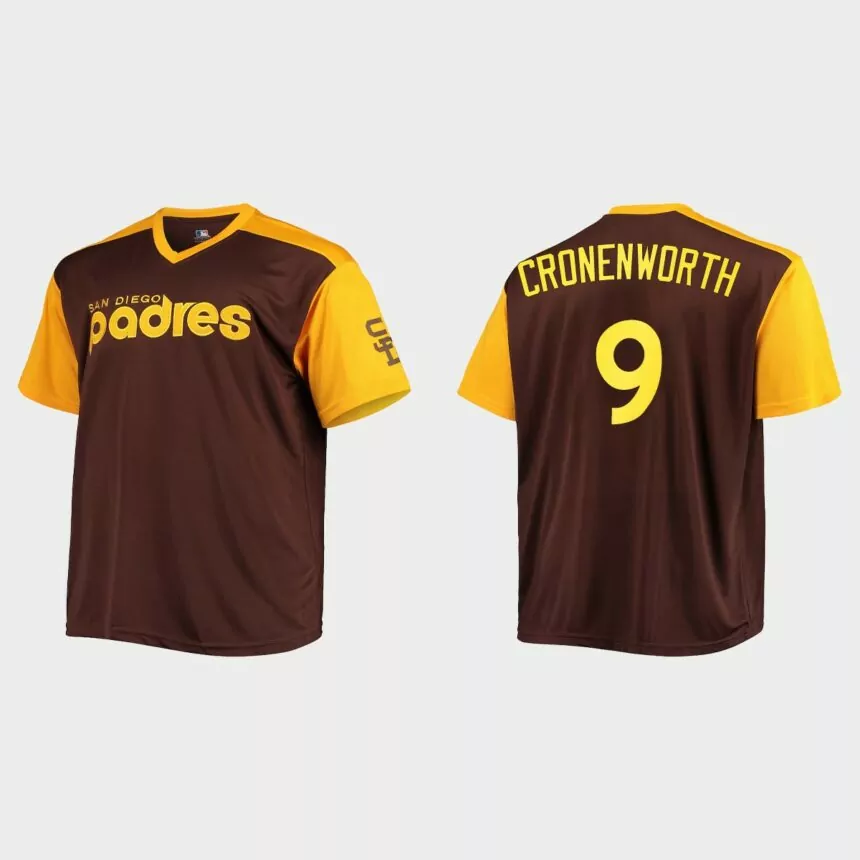 Jake Cronenworth San Diego Padres Replica Cooperstown Jersey – Brown