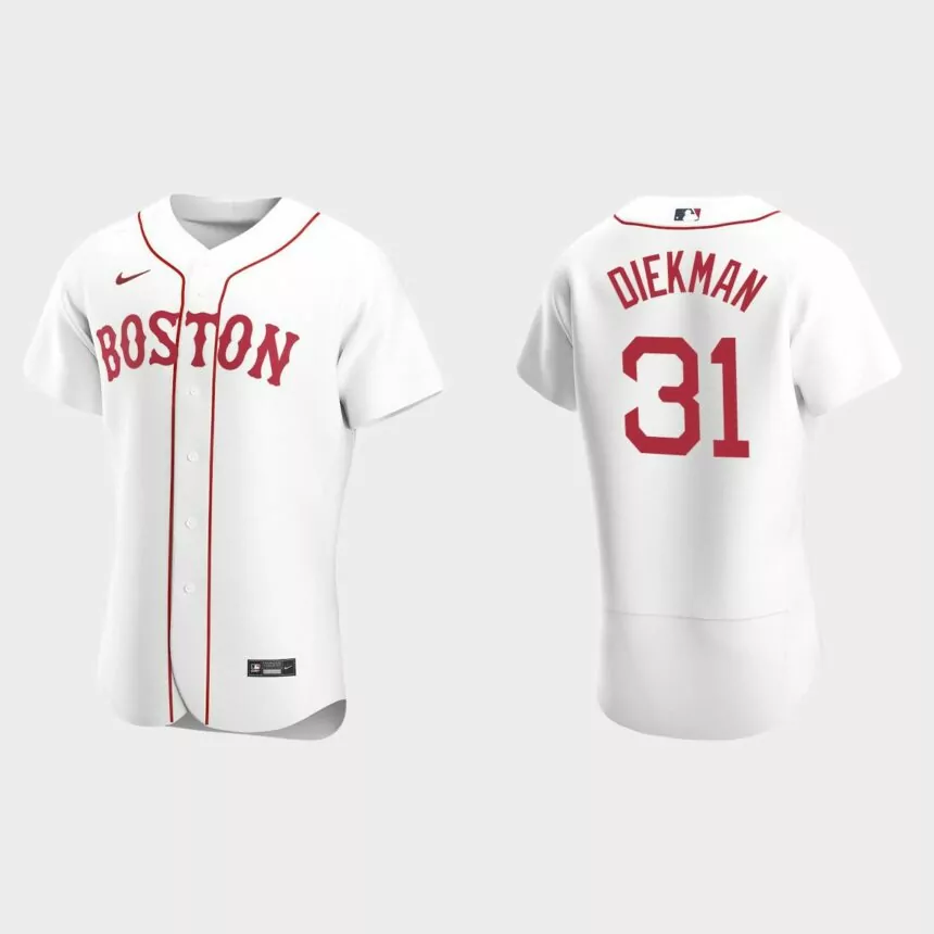 Jake Diekman Boston Red Sox Authentic Alternate Jersey – White