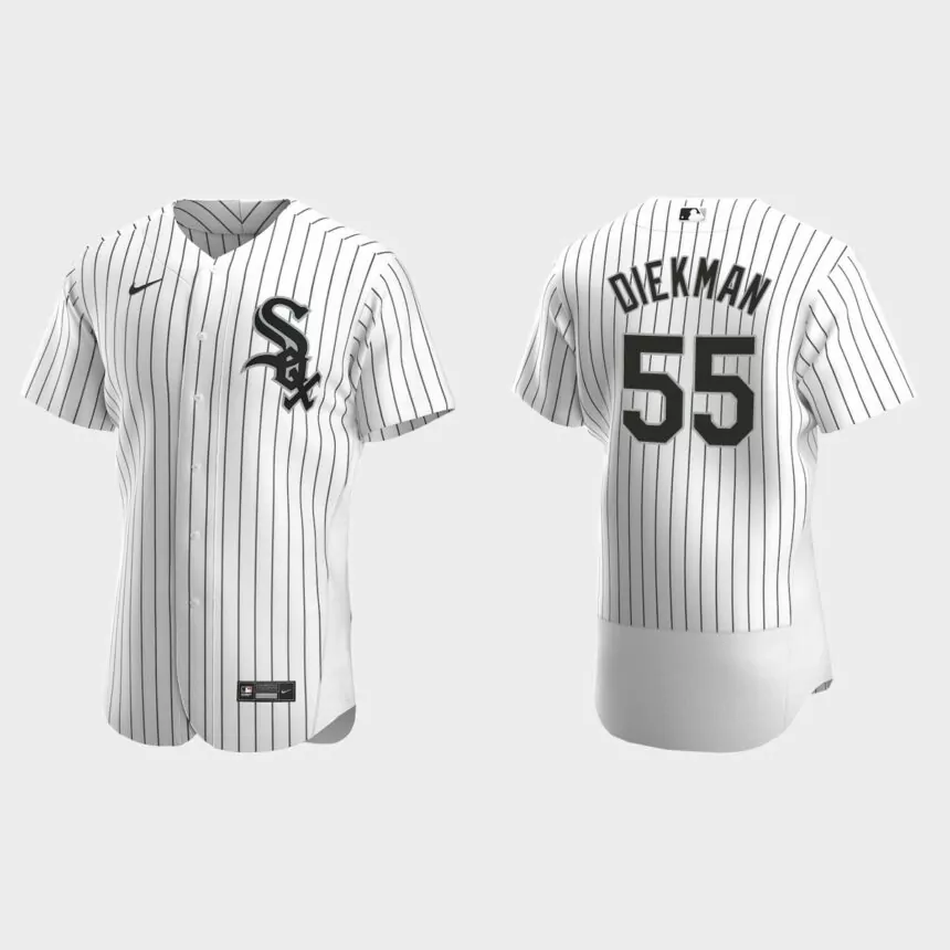 Jake Diekman Chicago White Sox Authentic Home Jersey – White
