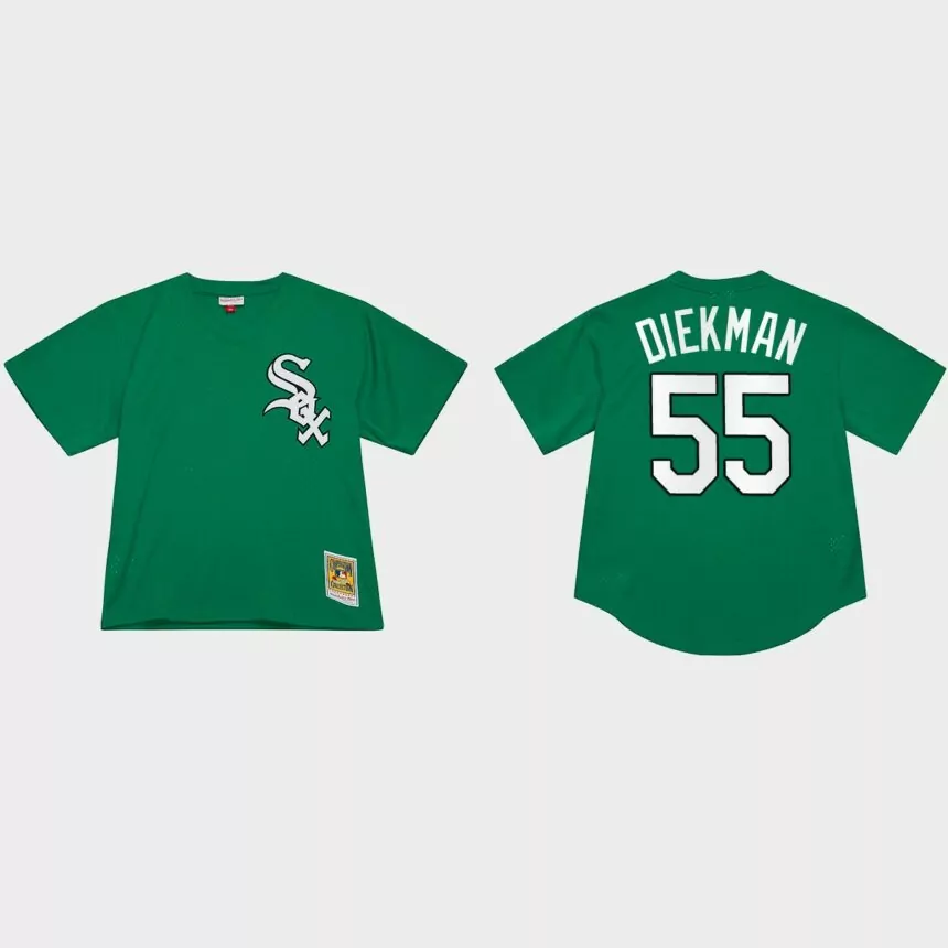 Jake Diekman Chicago White Sox St. Patrick’s Day Authentic Jersey – Green
