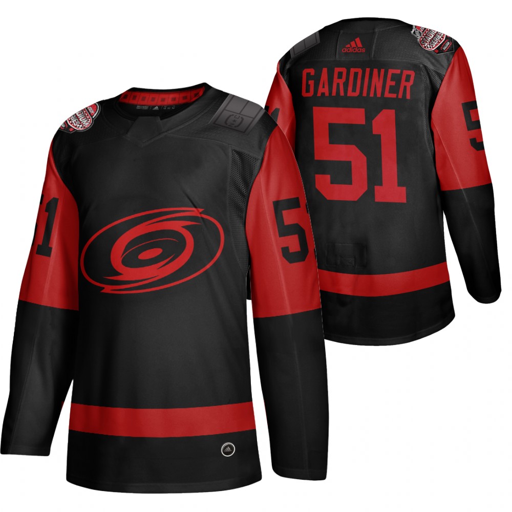 Jake Gardiner Carolina Hurricanes Black 2021 Stadium Series Authentic Jersey