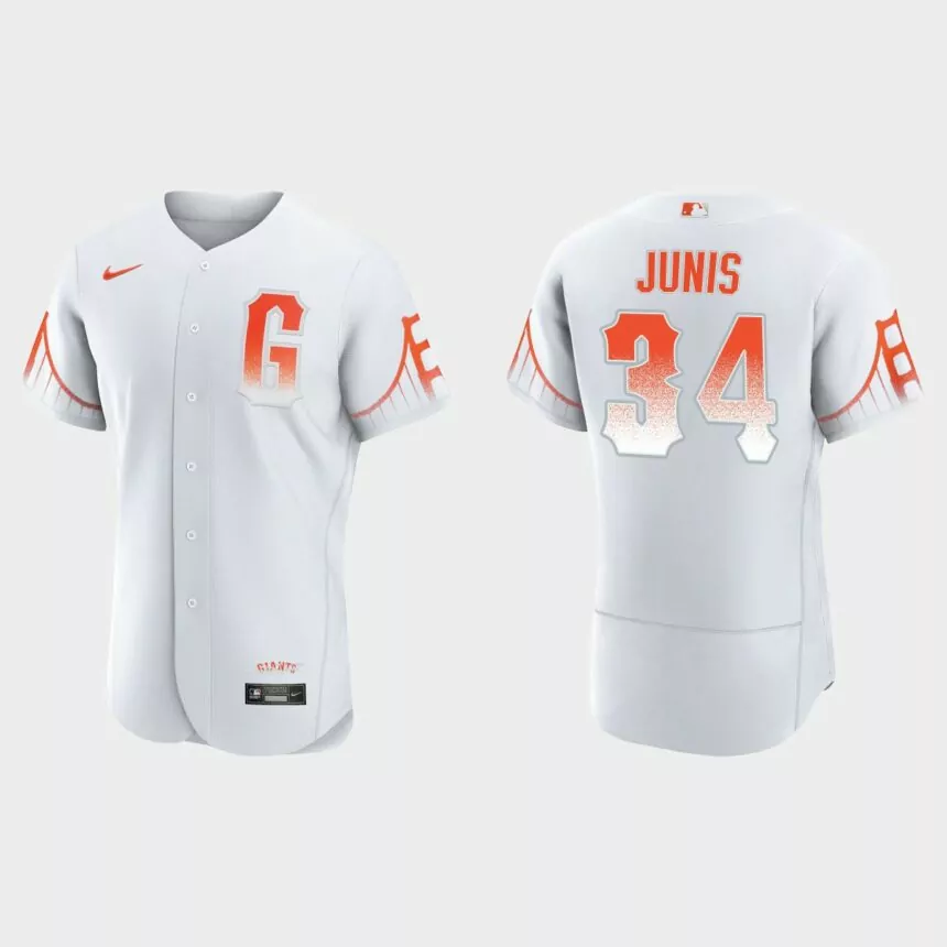 Jake Junis San Francisco Giants City Connect Authentic Jersey – White