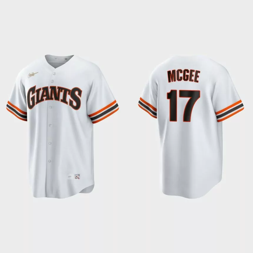 Jake McGee San Francisco Giants Cooperstown Home Jersey – White