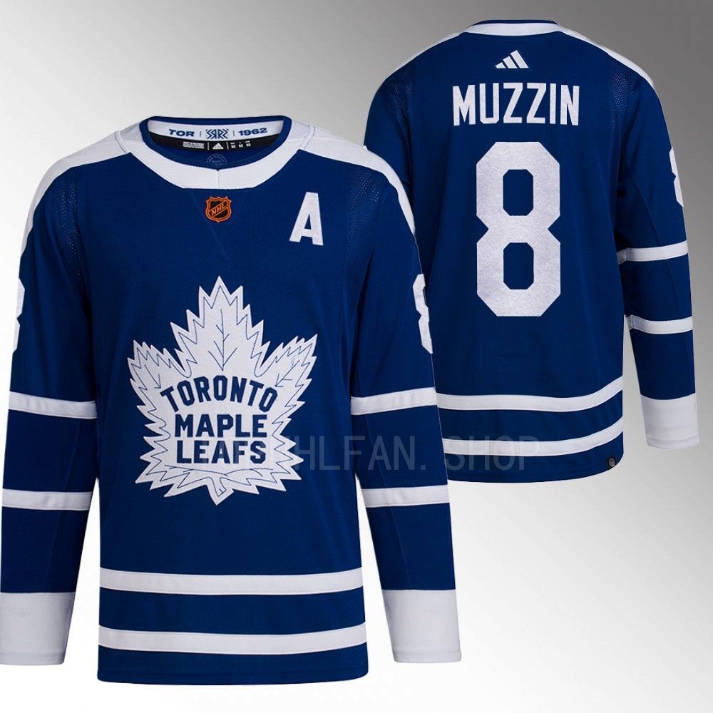 Jake Muzzin 2022 Toronto Maple Leafs Blue Reverse Retro 2.0 Authentic Primegreen Jersey