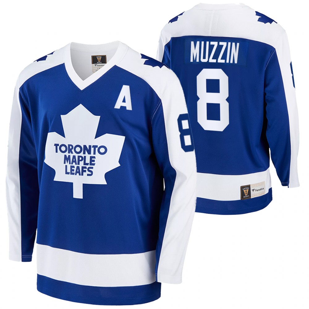 Jake Muzzin Jersey Toronto Maple Leafs Vintage Blue Replica