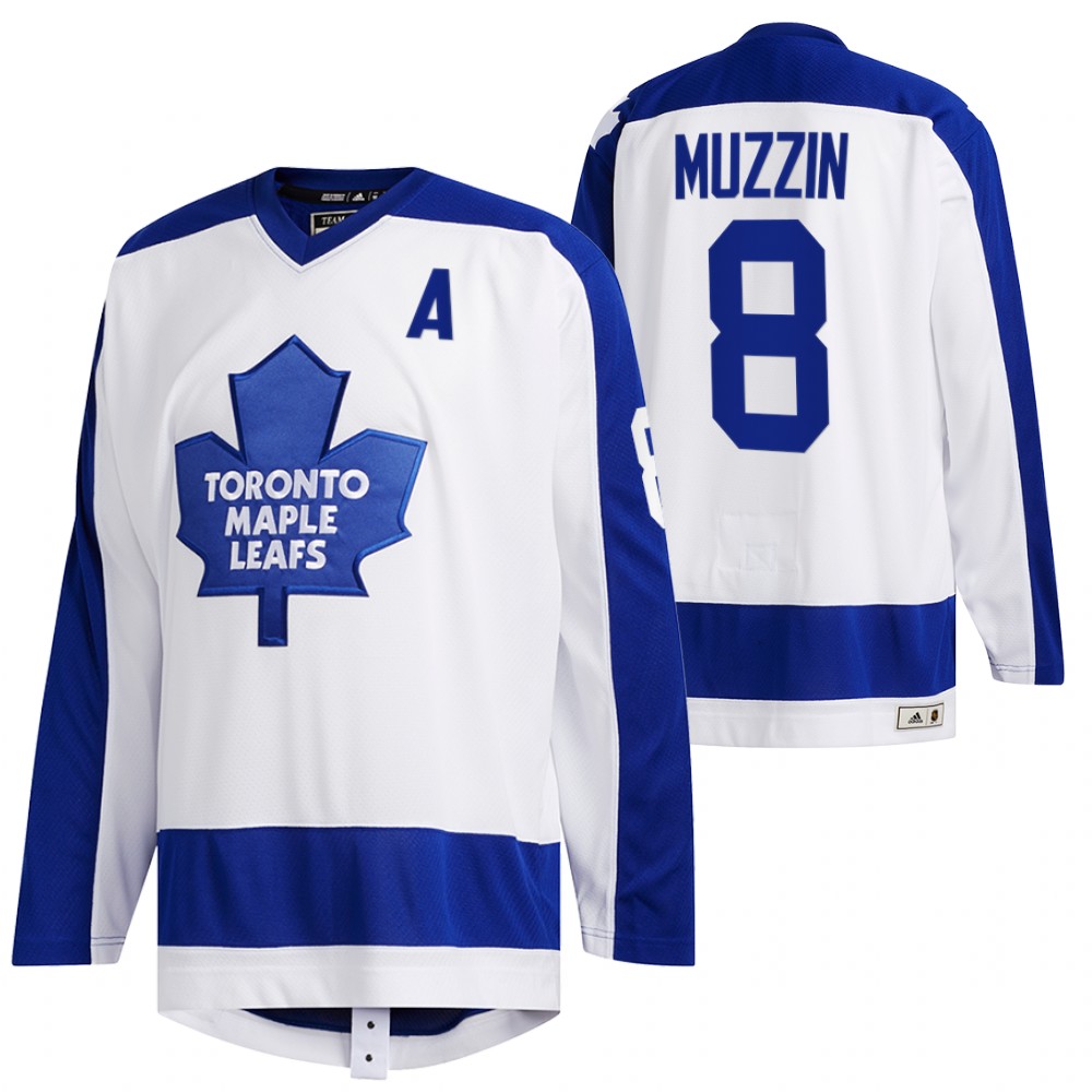 Jake Muzzin Maple Leafs Team Classics White Primary Logo Jersey