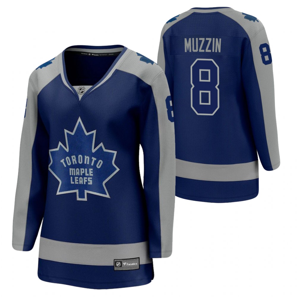 Jake Muzzin Toronto Maple Leafs Reverse Retro Royal Women's Jersey Special Edition