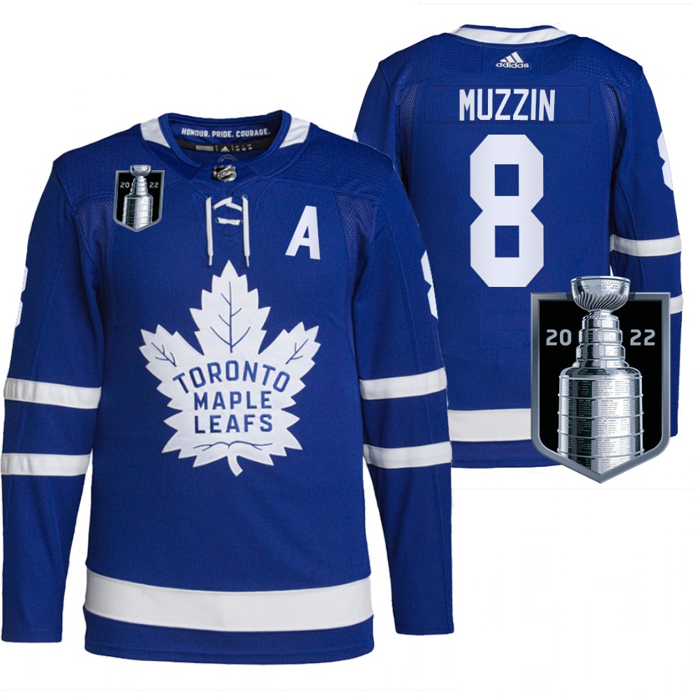 Jake Muzzin Toronto Maple Leafs Royal 2022 Stanley Cup Playoffs Authentic Pro Jersey
