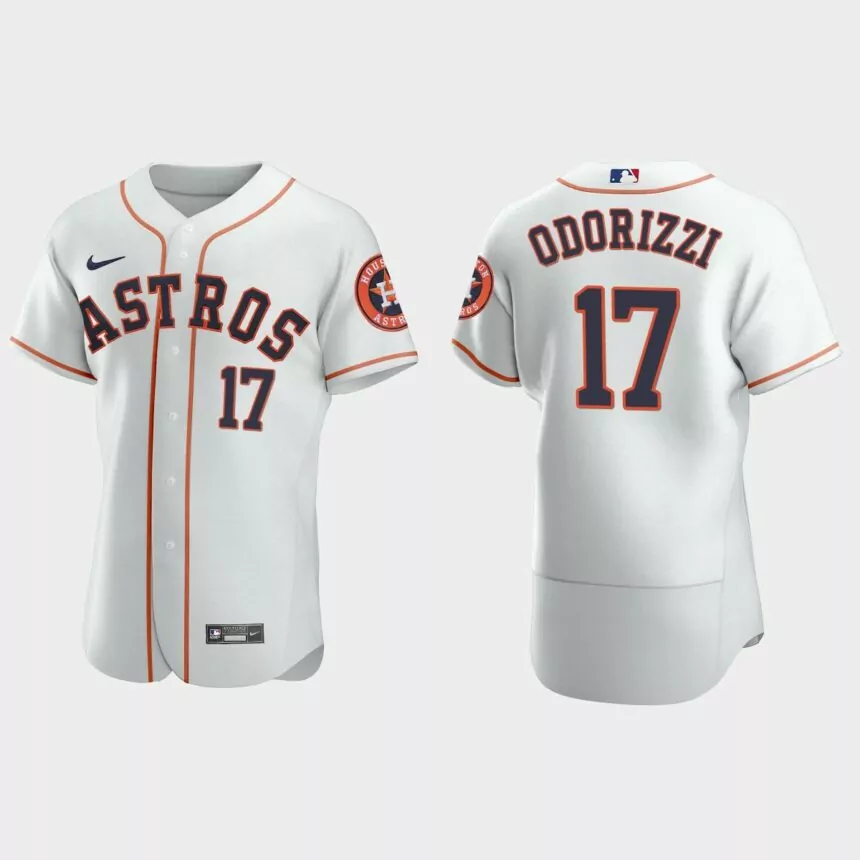 Jake Odorizzi #17 Houston Astros Authentic Home Jersey – White
