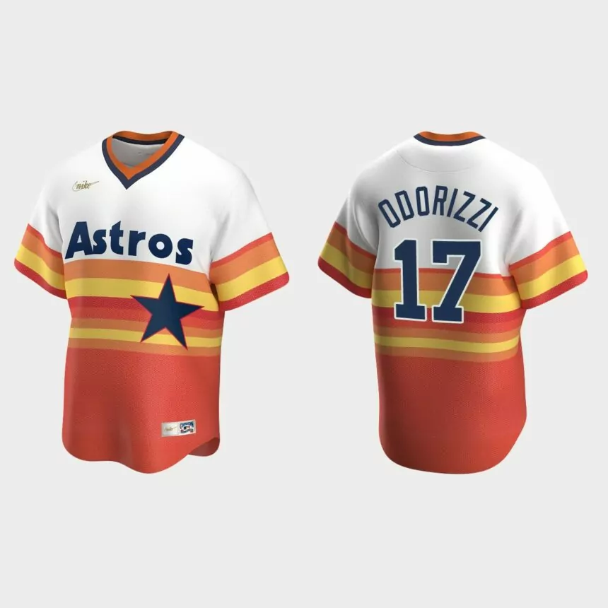 Jake Odorizzi #17 Houston Astros Cooperstown Collection Home Jersey – White