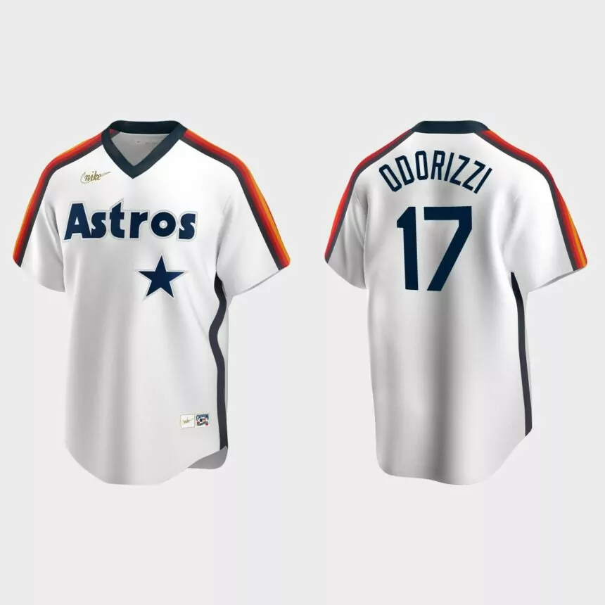 Jake Odorizzi #17 Houston Astros Cooperstown Collection Jersey – White